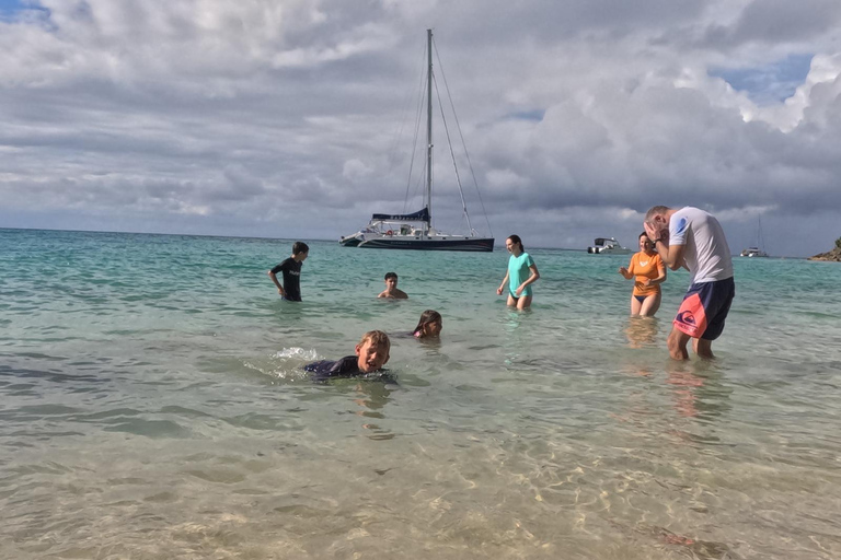 Guadeloupe:half Day on catamaran les Saintes, terre de haut