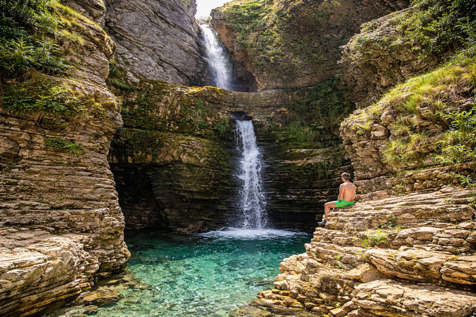 Saranda: Tagestour zum Peshtura-Wasserfall & Ali Pasha