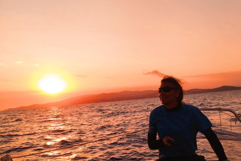 2 hours sunset sailing in a sailboat in Platja d'Aro 2 hours sunset sailin in a sailboat in Platja d'Aro