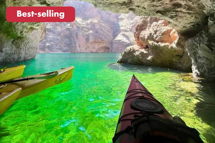 Las Vegas: Selbstgeführtes Kajak-Abenteuer zur Emerald Cave. Foto: GetYourGuide Las Vegas: Selbstgeführtes Kajak-Abenteuer zur Emerald Cave. Foto: GetYourGuide