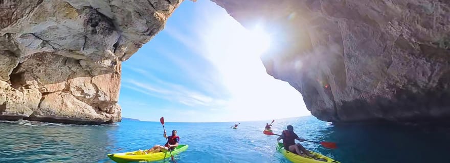 Excursion en kayak à Moraira