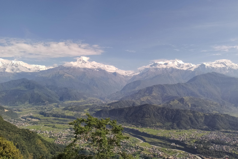 Desde Pokhara:Excursión al atardecer desde Sarangkot&clase de cocina con pizza