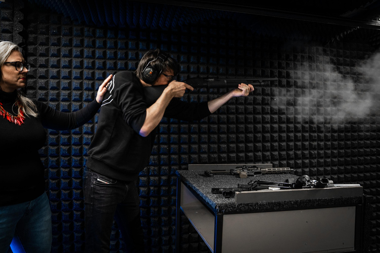 Prague: Target Gun Shooting Experience with Hotel Pickup Prague Target Gun Shooting & Transport & 3 Guns - 25 Shots