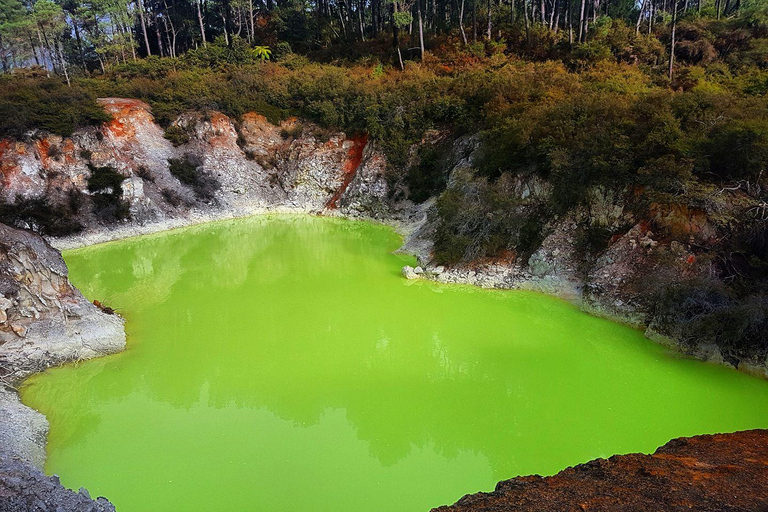 Rotorua: Wai-O-Tapu and Waimangu Volcanic Valley Tour + Boat