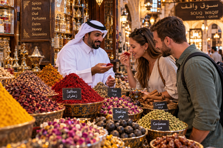 Doha: Discover Souq Waqif, A Sensory Walk Spices & Dama Game