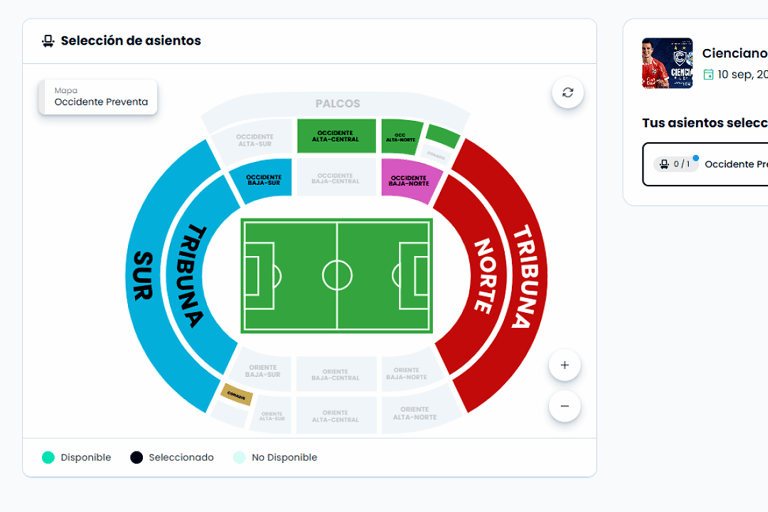 Cusco: Live Football Match Ticket Cusco: Cienciano vs Atlético Grau – West Stand (Best Seats)