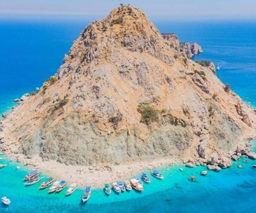 From Side/Alanya: Suluada Island Boat Trip with Lunch