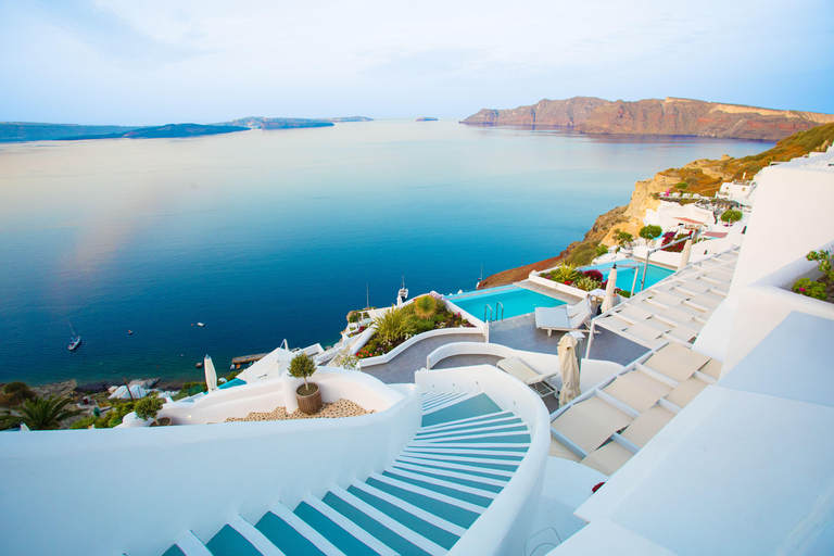 Caldera Santorini: crucero con cena y puesta de sol