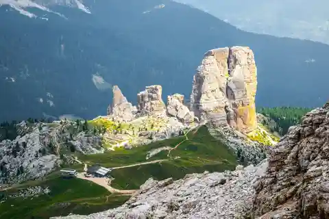 Cinque Torri: klatre-dag i Dolomitterne