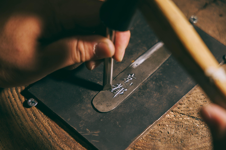 Authentic knife making experience at a blacksmith in Kyoto