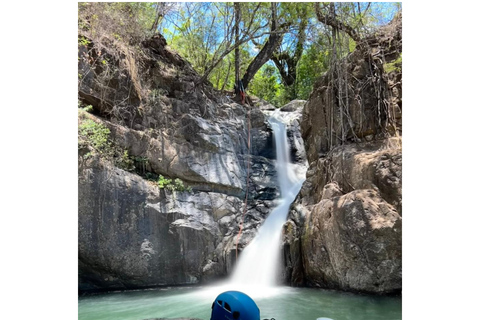 Rappel at the Jagüata Waterfall