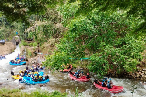 Phuket/Phang Nga: Excursión en quad, tirolina, rafting y cascada