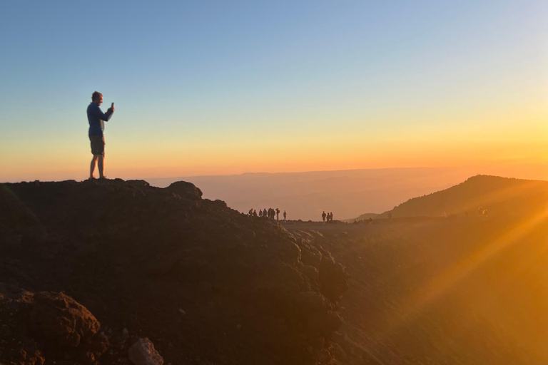 COUCHER DE SOLEIL À ETNA : VISITE GUIDÉE D'ETNA AVEC PRISE EN CHARGE DEPUIS CATANE
