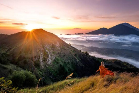 Mount Batur: Sunrise Dirt Bike Trek with Trained Riders Guided Tour with Transfer