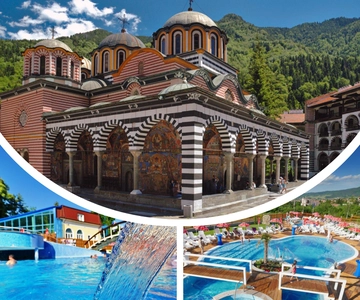 From Sofia: Rila Monastery UNESCO Site & Outdoor Mineral Spa