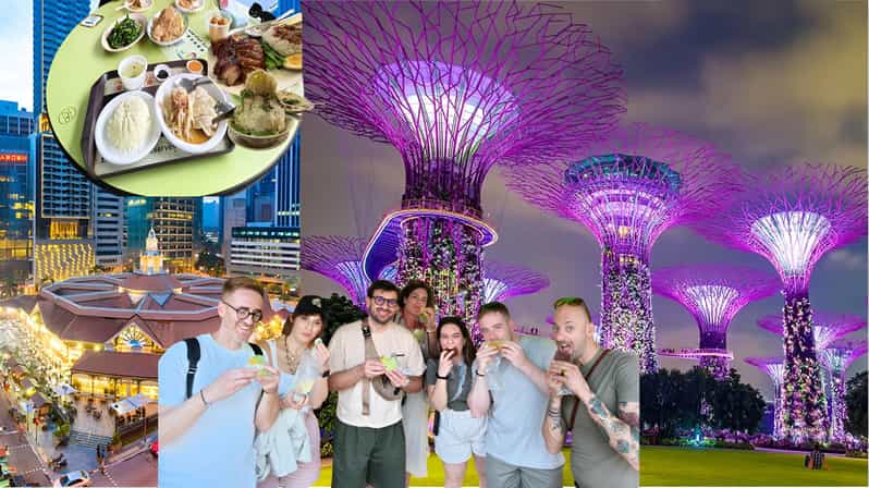 Chinatown Food Tour, River Cruise & 2 top-visit Light Shows