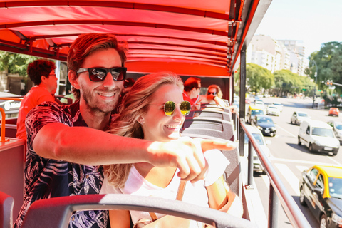 Buenos Aires: Hop-on-hop-off-bustour door de stad