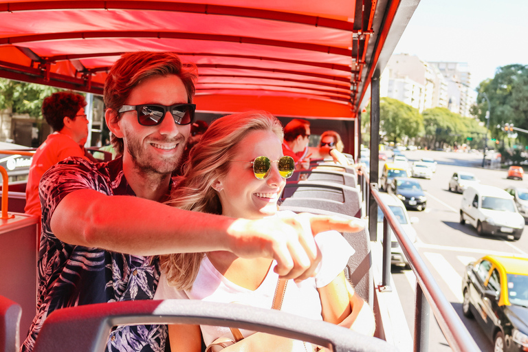 Buenos Aires: Tour en autobús turístico con paradas libres