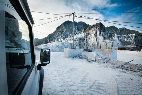 Från Florens: Dagsutflykt till Pisa, Lucca och Carrara Marble