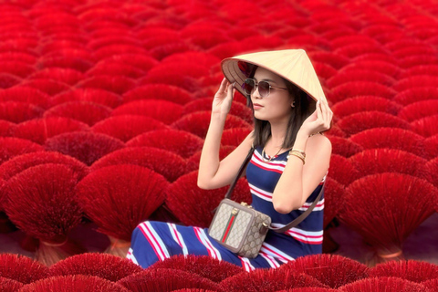 Hanoi: Incense Village & Hat or Shoe Factory, Perfume Pagoda Morning: Hanoi Hat Village and Incense Village - SMALL GROUP