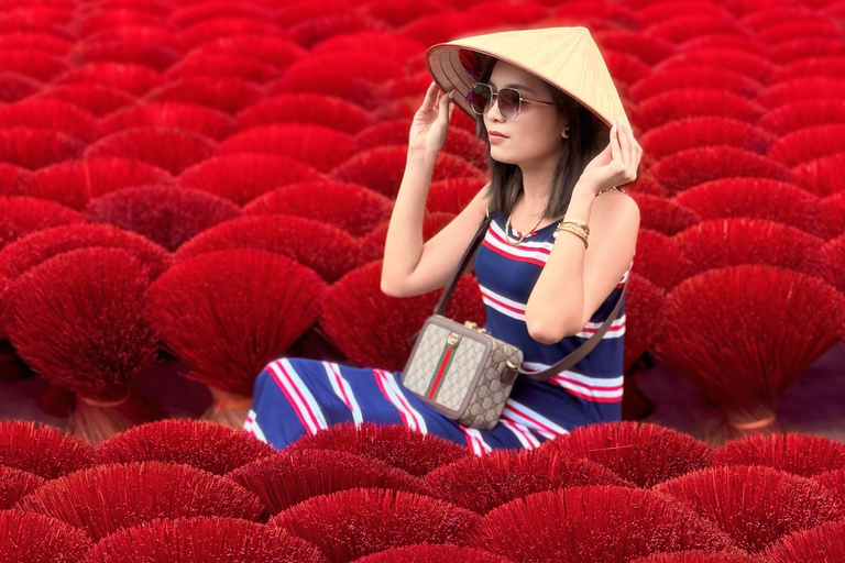 Hanoi: Incense Village & Hat or Shoe Factory, Perfume Pagoda Morning: Hanoi Hat Village and Incense Village - SMALL GROUP