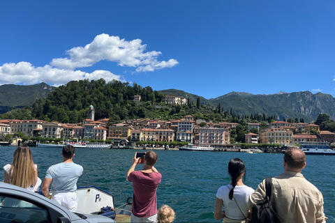 Desde Milán: Como, Bellagio y Lugano en Crucero por el LagoLago de Como, Bellagio y Lugano Perla de Suiza