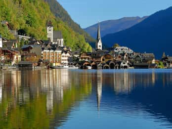 Hallstatt, St.Gilgen,St Wolfgang Salzkammergut from Salzburg