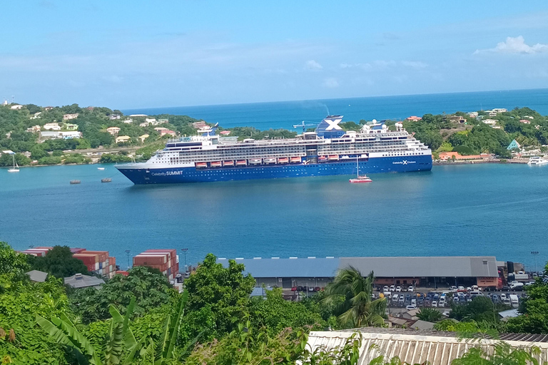 St. Lucia: Landausflug nach Castries City &amp; StrandpicknickSt. Lucia: Stadtrundfahrt durch Castries und Strandpicknick