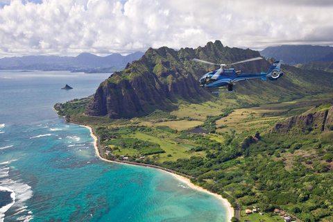 Honolulu : Le ciel bleu d&#039;Oahu en hélicoptère