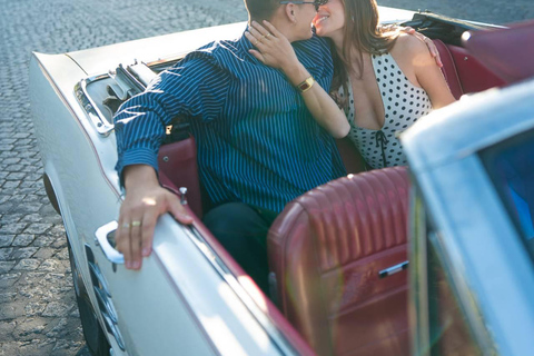 Paris: Vintage Mustang Tour & Local Guide with Hotel Pickup Paris Highlights | 1-Hour Mustang Express Tour