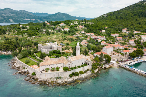 Dubrovnik/Cavtat: Blue Cave & Elaphiti with Food/Drinks From Dubrovnik Old Town