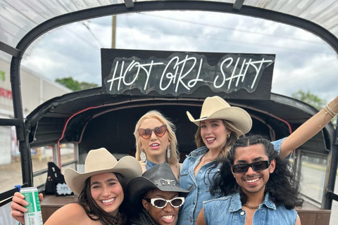 Nashville's Roofless Party Bus Tour / YeeHaw Party Bus Private Roofless Party Bus / Nashville Hop on / off Bus