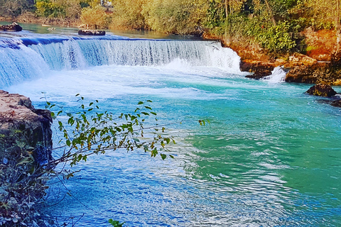 City of Side: Cruise with Manavgat Waterfall & Bazaar Visit