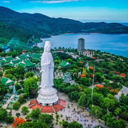 From Hoi An/Da Nang: Marble Mountains - Monkey Mountain