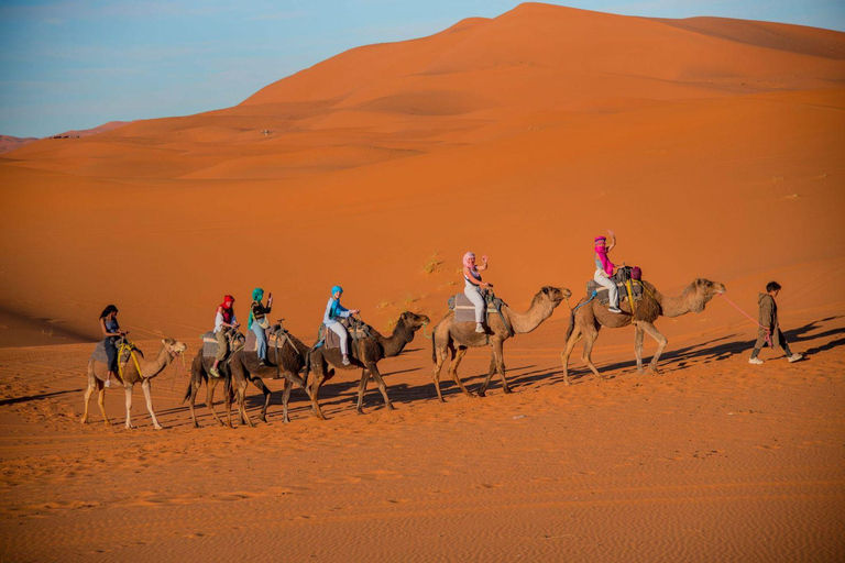 Marrakech: 3-Day Merzouga Desert Tour Camel & Sandboarding Deluxe Camp Tent (Recommended)