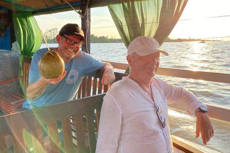 Mekong Delta with Boat and Coconut Workshop