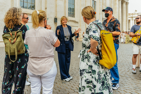 Rzym: Wycieczka do Watykanu, Kaplicy Sykstyńskiej i Bazyliki Świętego PiotraWycieczka z przewodnikiem w języku francuskim