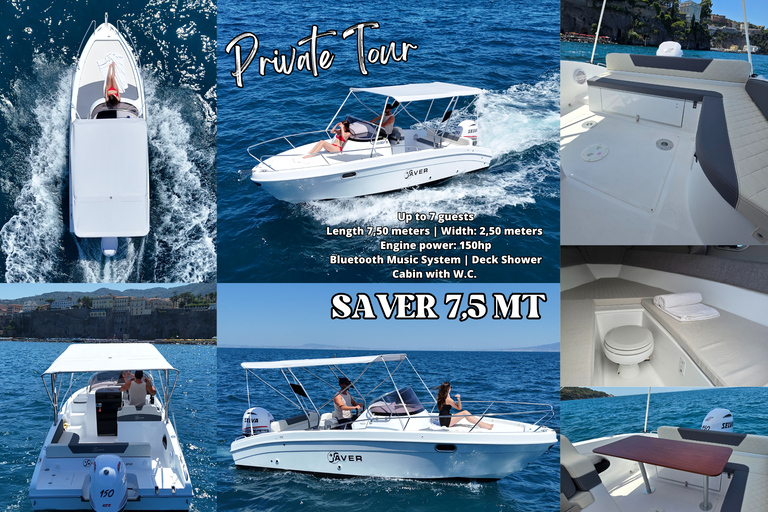 Capri & Blue Grotto: Private boat tour from Sorrento CAPRI: full day private tour on ALLEGRA21