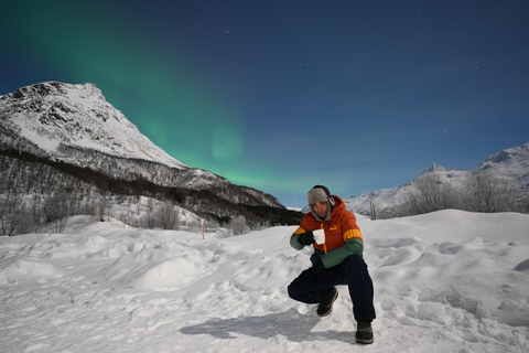 Tromsö: Northern Light guidad tur med gratis foton.