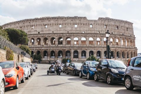 Roma: Destaques do passeio de Vespa Sidecar com café e gelato