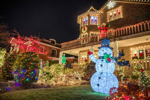 NYC: Dyker Heights Kerstlichtjestour met warme chocolademelk