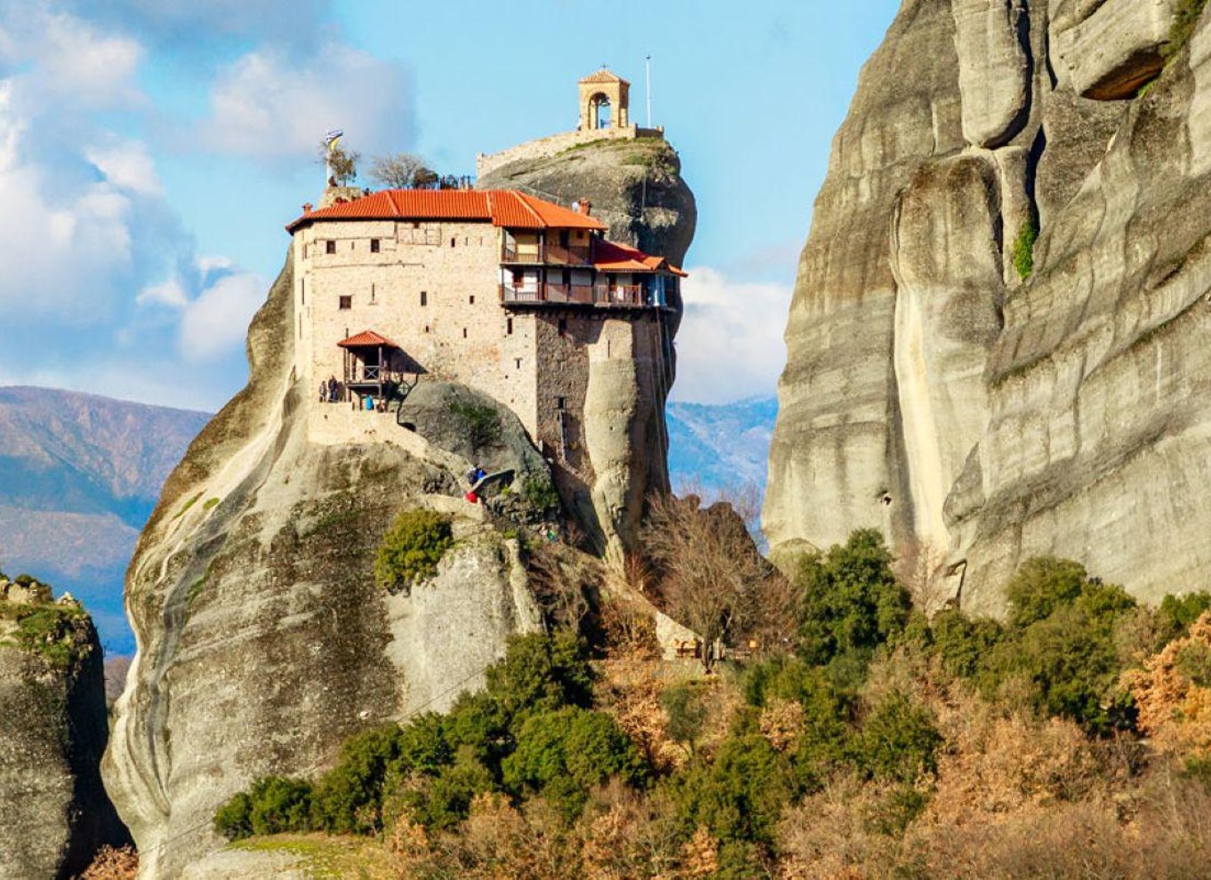 Athen: Dagsudflugt til Meteora-klostrene med huler og frokost