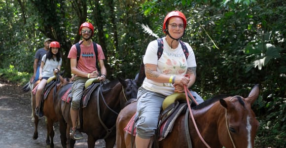 La Fortuna: Horseback Ride to La Fortuna Waterfall w/Pick-up