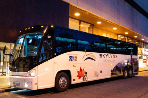 Vancouver : Transfert en bus de/à SquamishUne seule personne de Vancouver Downtown à Squamish