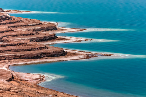 Jordan Private Day Tour: Pink Lake, Crystal Beach &Dead Sea Transportation Only