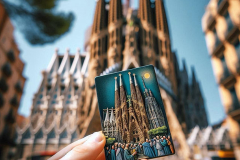 Barcelone : Visite guidée de la Sagrada Família et entréeSagrada Famillia privée (4 personnes maximum)