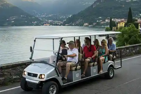Golf car tour di 2H per Como