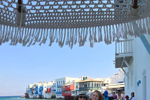 Tour particular de 4 horas pela ilha de Mykonos em microônibus de luxo