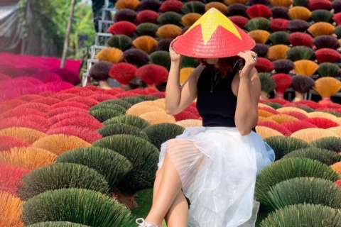 Hanoi : excursion d'une journée au village de l'encens, au chapeau conique et à l'art de la laque