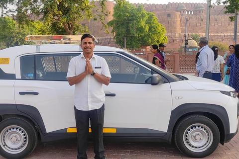 From Delhi: Taj Mahal Day Trip with Traditional Indian Lunch Delhi: Taj Mahal with Traditional Indian Lunch, Car, Tickets